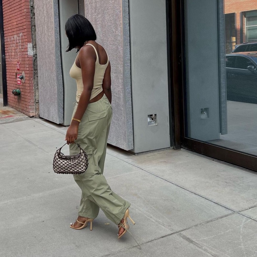 Local European Parachute Pants in Sage